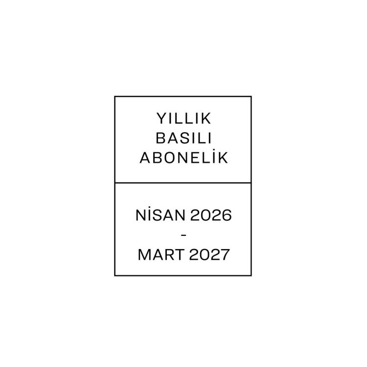 Yıllık Basılı Abonelik (10-11-12-13. Sayılar)