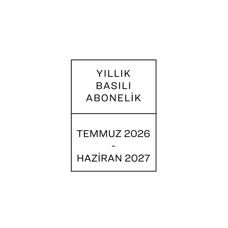 Yıllık Basılı Abonelik (11-12-13-14. Sayılar)
